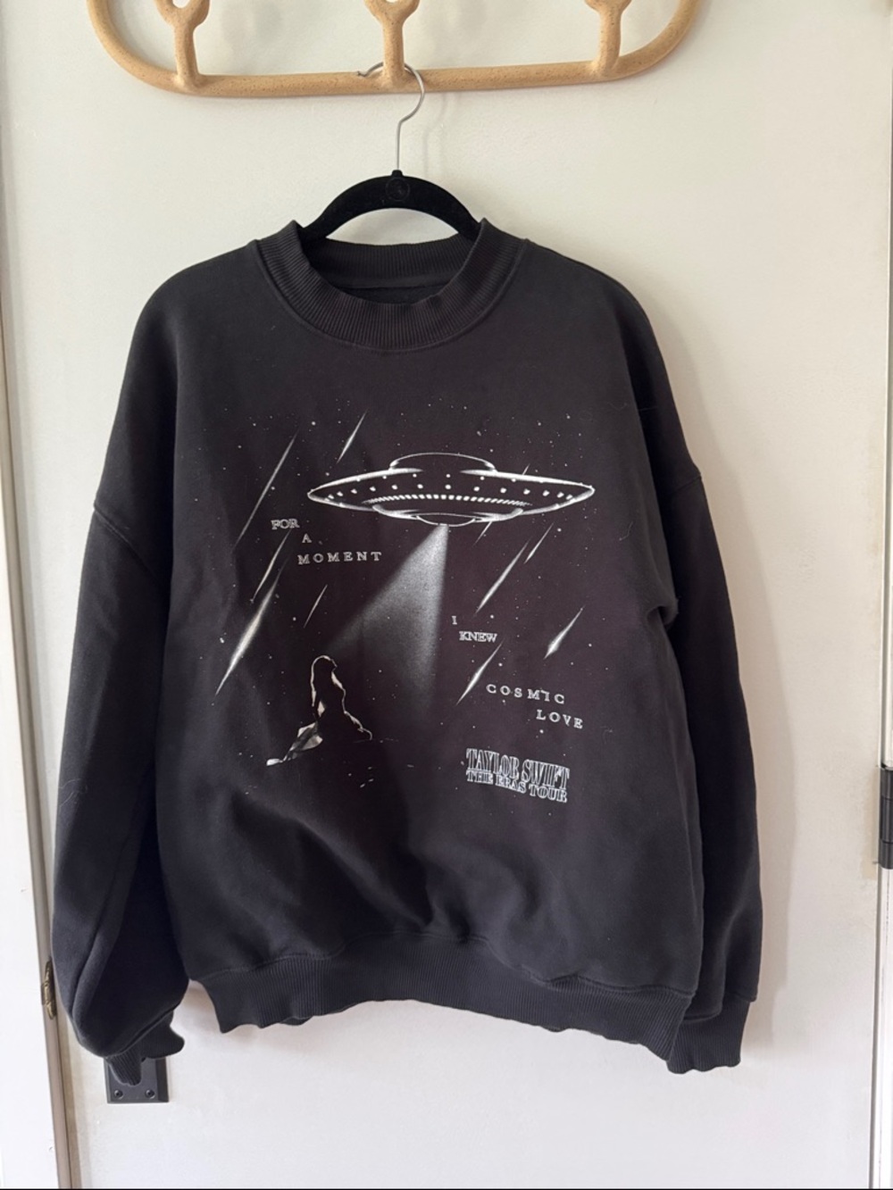 Taylor Swift Black Down Bad Eras Tour Sweatshirt small